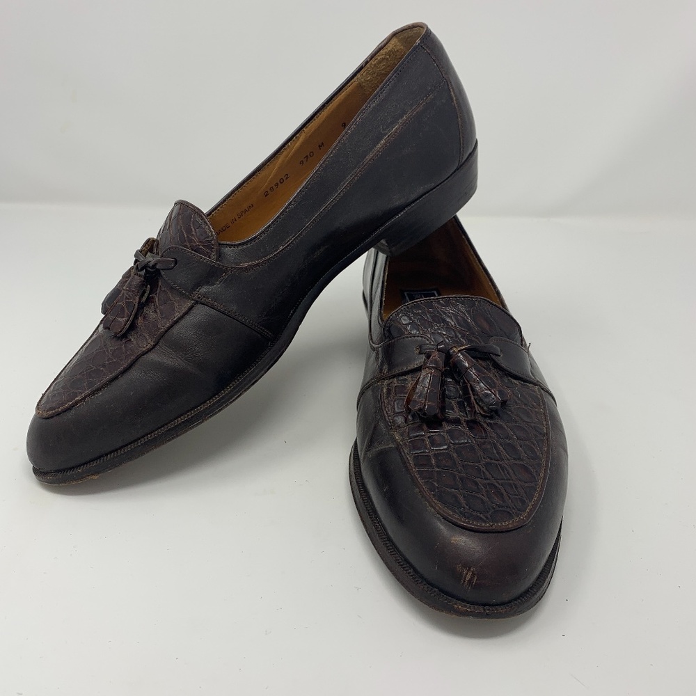 Bostonian brown tassel loafer